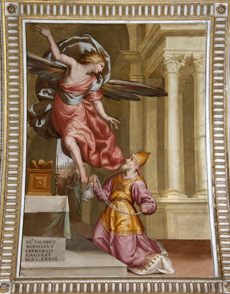 Gian Giacomo Barbelli - Annunciazione dell'angelo a Zaccaria